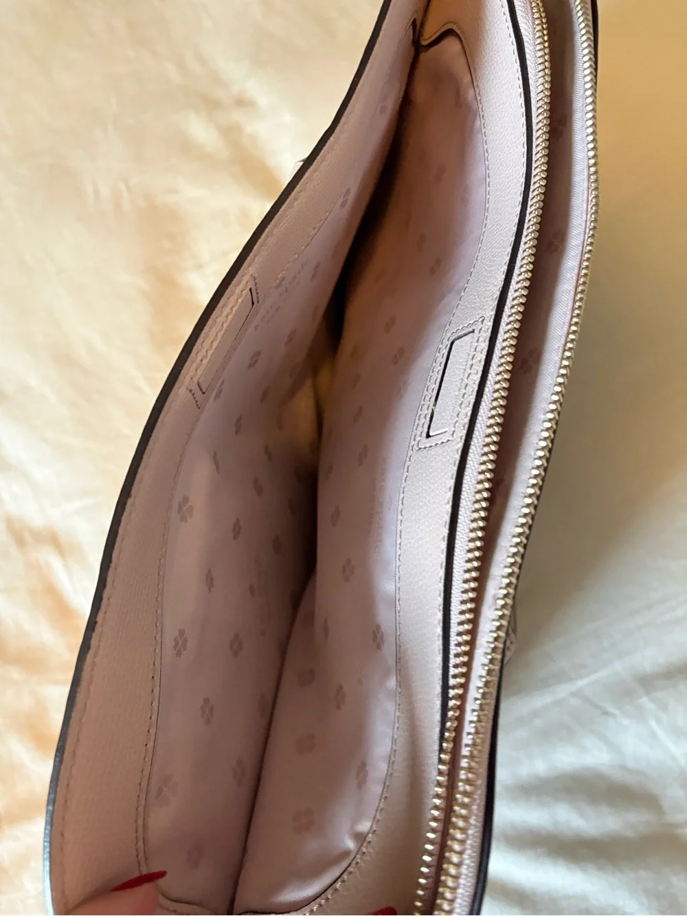 kate spade Pale Pink Structured Leather Satchel